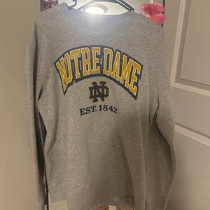 notre dame crewneck